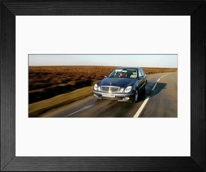 Framed Print : 2003 Mercedes Benz E320 cdi Avantgarde Framed Print : 2003 Mercedes Benz E320 cdi Avantgarde