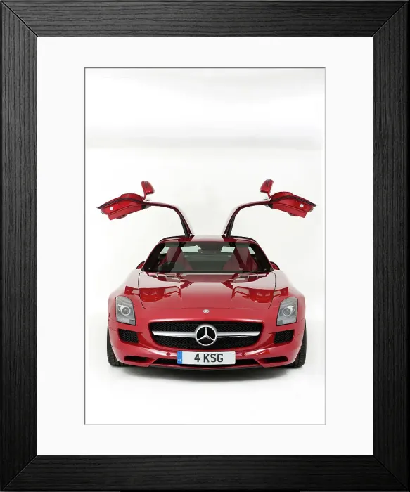 Framed Print : 2011 Mercedes Benz AMG SLS Framed Print : 2011 Mercedes Benz AMG SLS