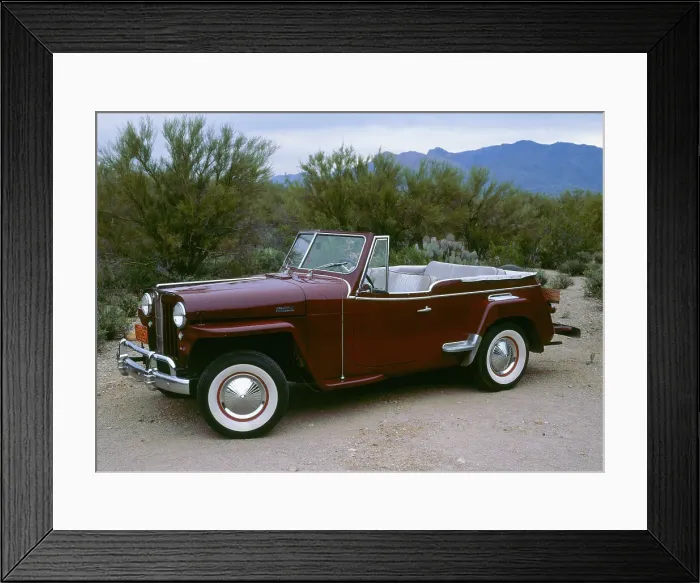 Framed Print : 1948 Willys Jeepster Framed Print : 1948 Willys Jeepster