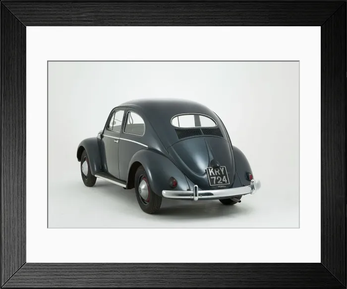 Framed Print : 1953 Volkswagen Beetle Export Framed Print : 1953 Volkswagen Beetle Export