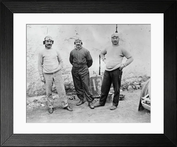 Framed Print : Humber drivers, 1914 Framed Print : Humber drivers, 1914