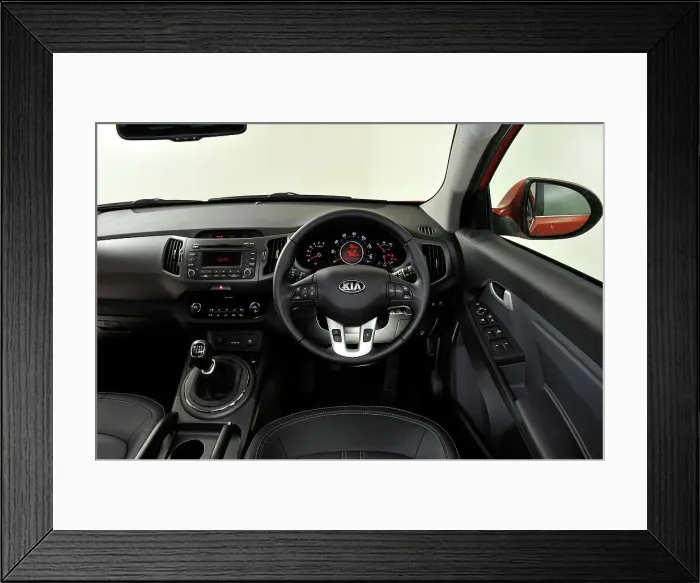 Framed Print : 2013 Kia Sportage Framed Print : 2013 Kia Sportage