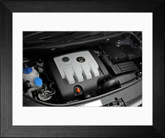 Framed Print : 2009 Volkswagen Touran Tdi Framed Print : 2009 Volkswagen Touran Tdi