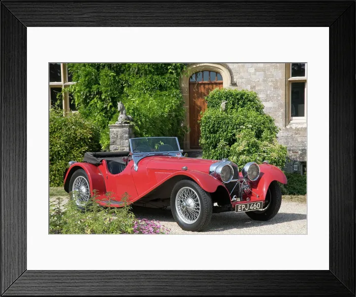Framed Print : 1937 SS 100