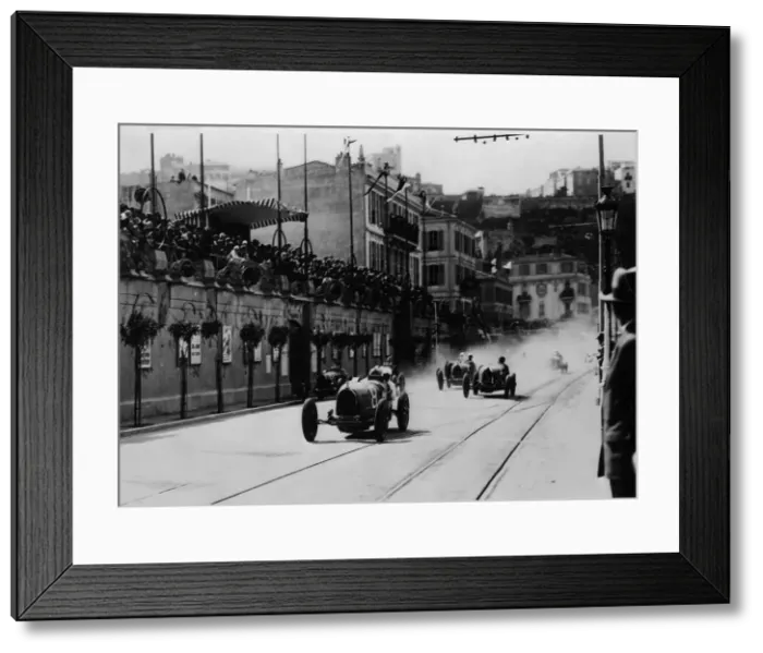 Framed Print : Start of the inaugural Monaco Grand Prix, 1929 Framed Print : Start of the inaugural Monaco Grand Prix, 1929
