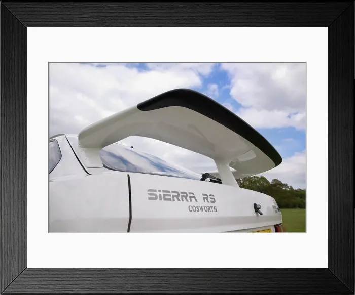 Framed Print : 1986 Ford Sierra RS Cosworth Framed Print : 1986 Ford Sierra RS Cosworth