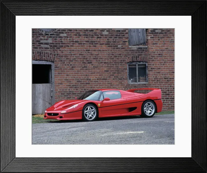 Framed Print : 1996 Ferrari F50 Framed Print : 1996 Ferrari F50