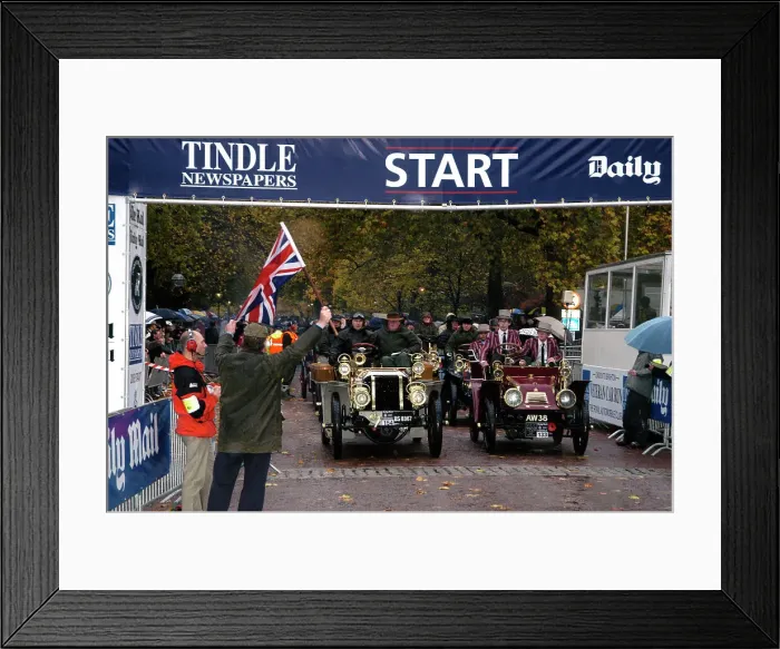 Framed Print : 2003 London to Brighton Run start Framed Print : 2003 London to Brighton Run start