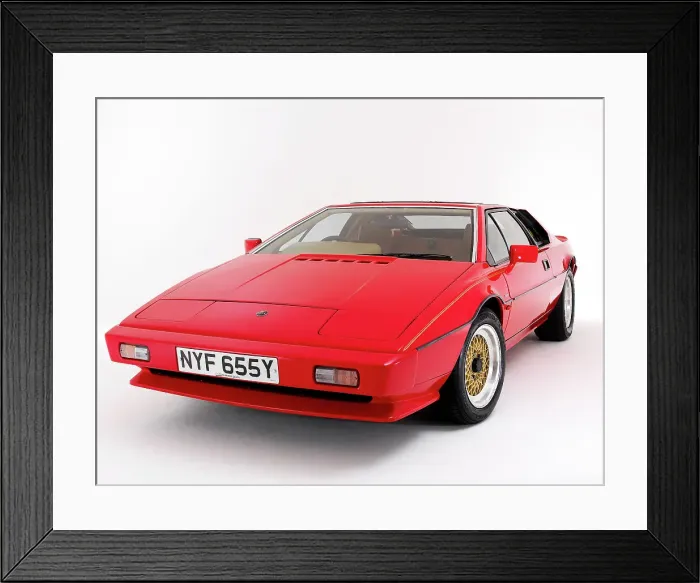 Framed Print : 1982 Lotus Esprit Framed Print : 1982 Lotus Esprit