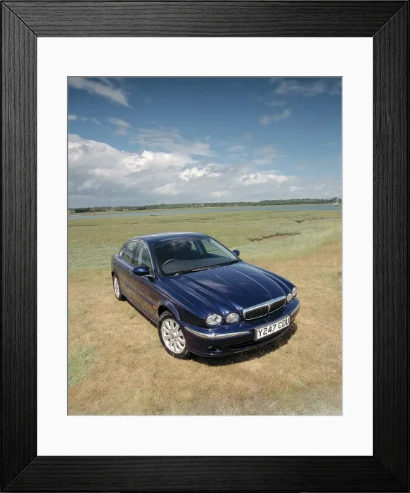 Framed Print : 2001 Jaguar X type 2.5 Framed Print : 2001 Jaguar X type 2.5
