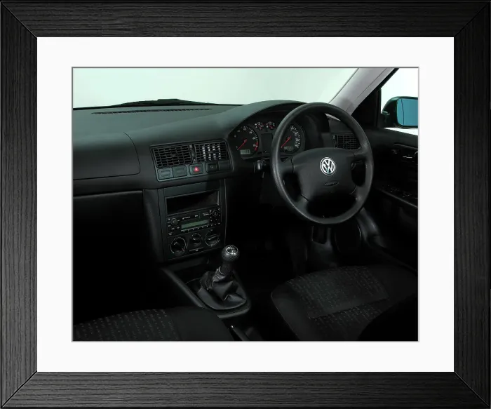 Framed Print : 2001 VW Golf 1.6 Framed Print : 2001 VW Golf 1.6