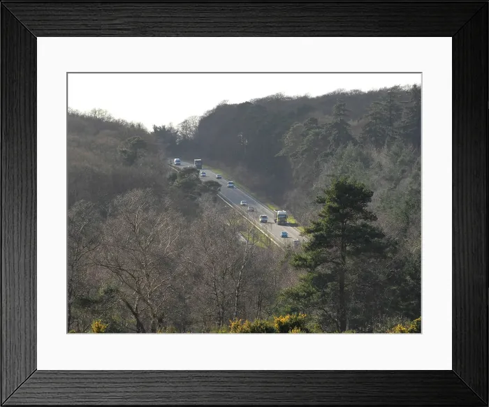Framed Print : The A31 Dual Carriageway through New Forest Framed Print : The A31 Dual Carriageway through New Forest