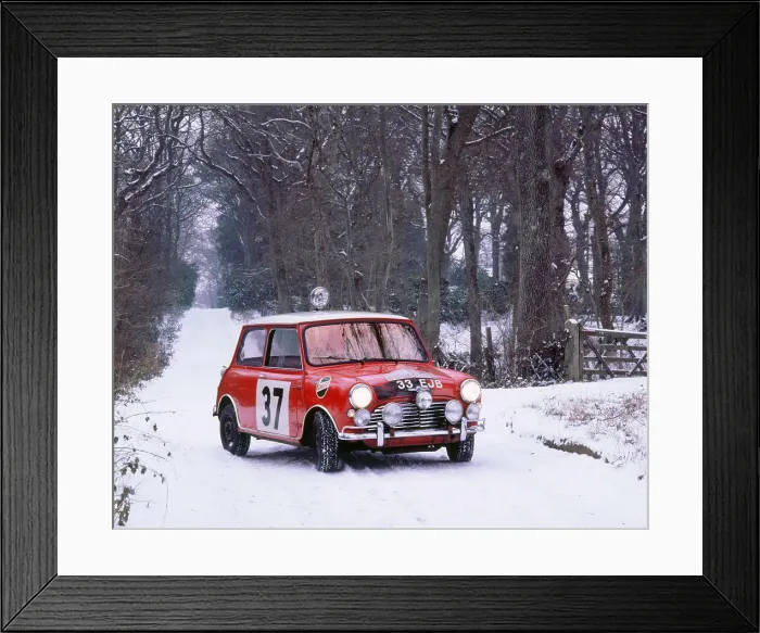 Framed Print : 1964 Morris Mini Cooper S Framed Print : 1964 Morris Mini Cooper S