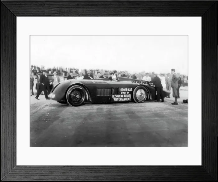 Framed Print : Sunbeam 1000hp World Land speed record attempt at Daytona 1927 Framed Print : Sunbeam 1000hp World Land speed record attempt at Daytona 1927