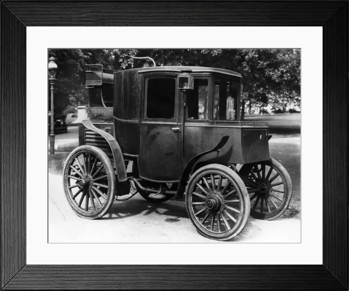 Framed Print : A Columbia Electric car, c1899 Framed Print : A Columbia Electric car, c1899