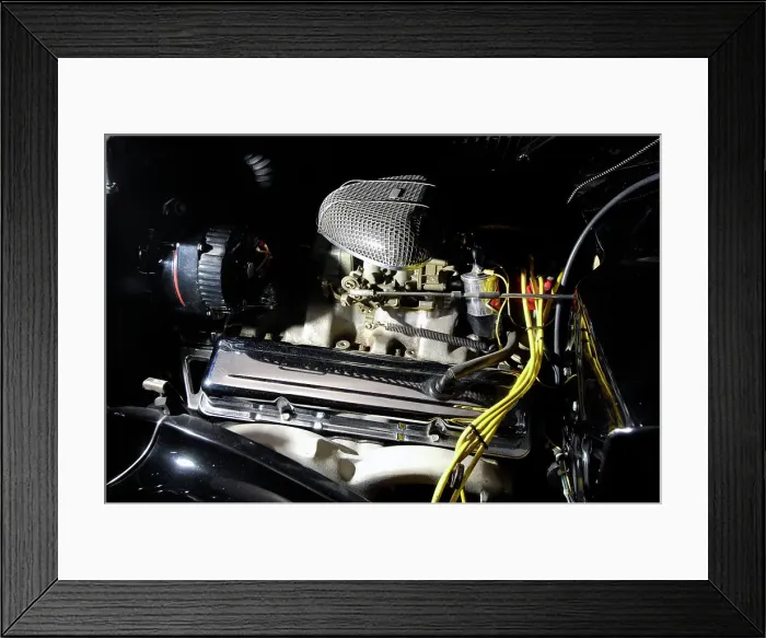 Framed Print : Ford Radster 1937. Artist: Simon Clay Framed Print : Ford Radster 1937. Artist: Simon Clay