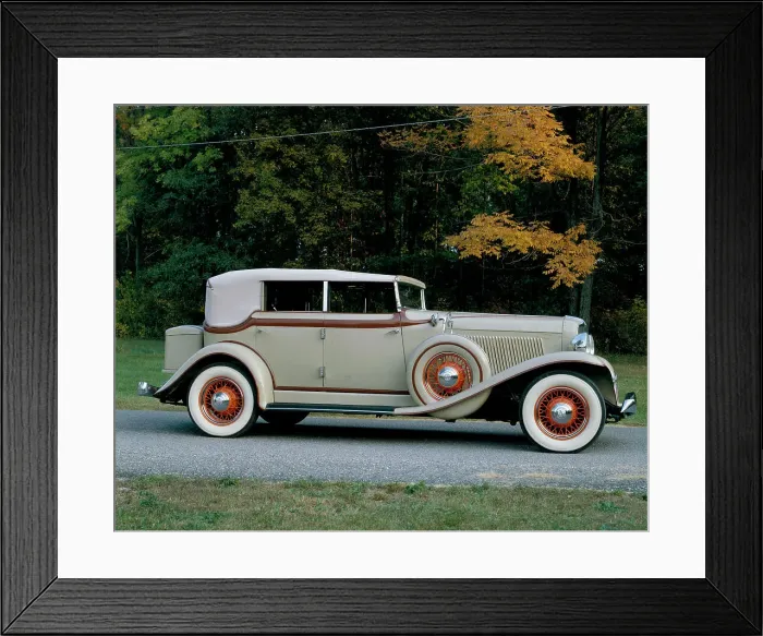 Framed Print : A 1933 Auburn 8-15 Phaeton Framed Print : A 1933 Auburn 8-15 Phaeton