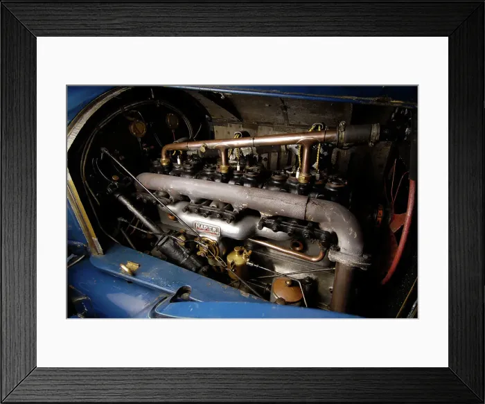 Framed Print : Napier open tourer 1913. Artist: Simon Clay Framed Print : Napier open tourer 1913. Artist: Simon Clay