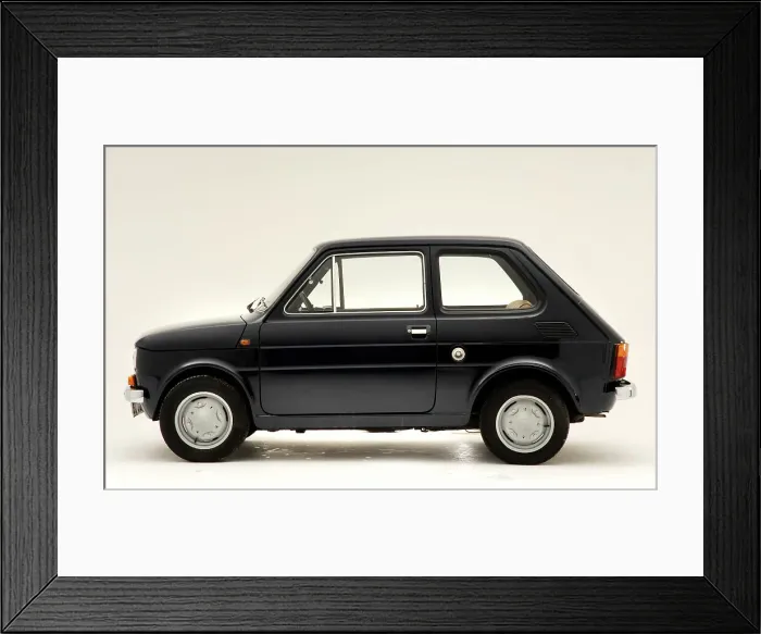 Framed Print : 1974 Fiat 126 Framed Print : 1974 Fiat 126