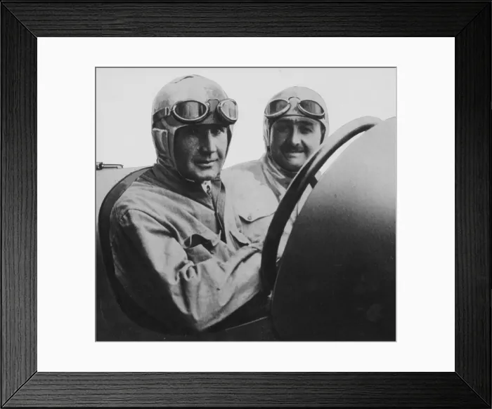 Framed Print : Felice Nazzaro in a 2-litre Fiat, c1922 Framed Print : Felice Nazzaro in a 2-litre Fiat, c1922