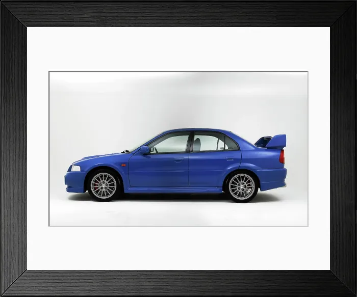 Framed Print : 1999 Mitsubishi Evo 6 Framed Print : 1999 Mitsubishi Evo 6
