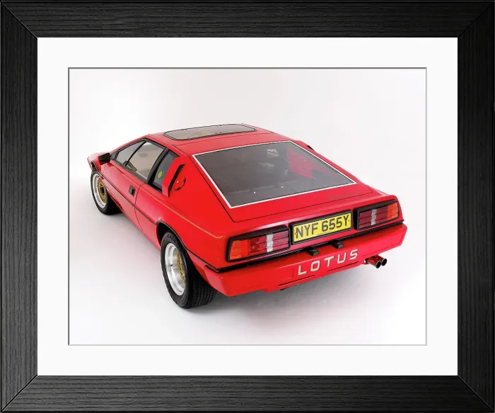 Framed Print : 1982 Lotus Esprit Framed Print : 1982 Lotus Esprit