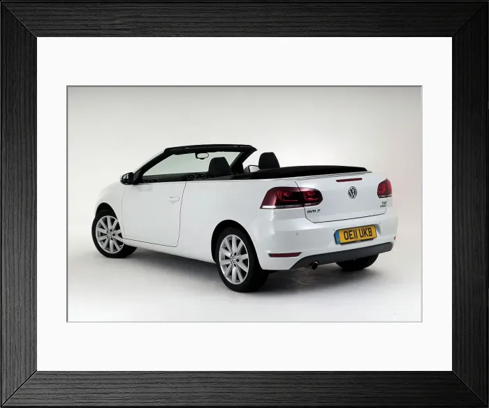 Framed Print : 2011 VW Golf Tdi Cabriolet Framed Print : 2011 VW Golf Tdi Cabriolet