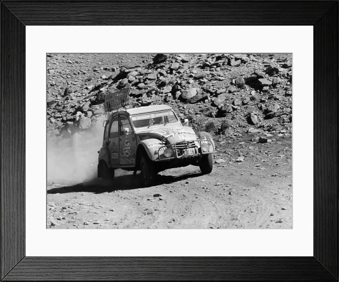 Framed Print : A Citroen 2CV rally car Framed Print : A Citroen 2CV rally car