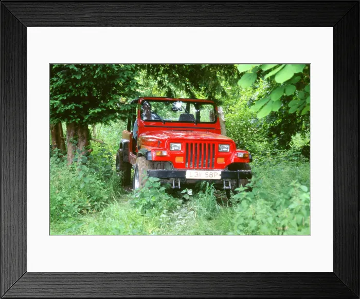 Framed Print : 1993 Jeep Wrangler Framed Print : 1993 Jeep Wrangler
