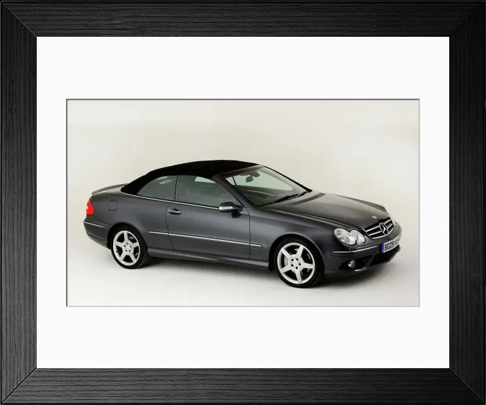 Framed Print : 2009 Mercedes Benz CLK Cabriolet Framed Print : 2009 Mercedes Benz CLK Cabriolet