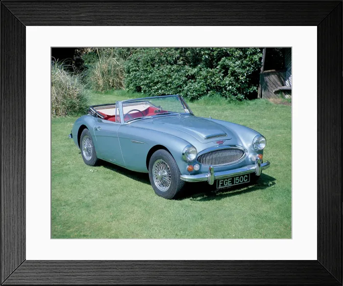 Framed Print : A 1965 Austin Healey 3000 MK3 Framed Print : A 1965 Austin Healey 3000 MK3
