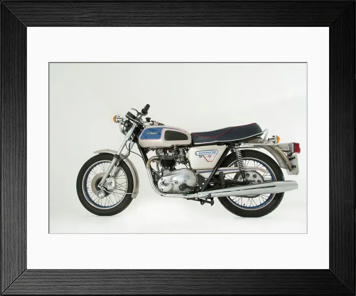 Framed Print : 1977 Triumph Bonneville 750 Jubilee Framed Print : 1977 Triumph Bonneville 750 Jubilee