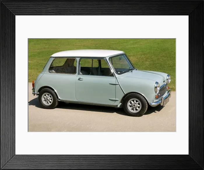 Framed Print : 1965 Austin Mini Coopers Framed Print : 1965 Austin Mini Coopers