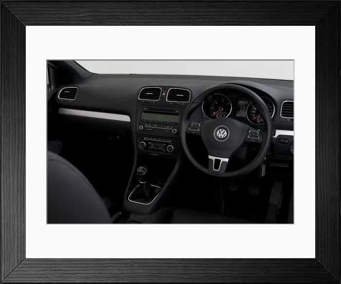Framed Print : 2011 VW Golf Tdi Cabriolet Framed Print : 2011 VW Golf Tdi Cabriolet