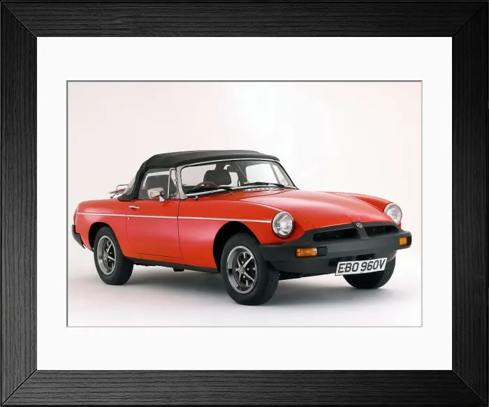 Framed Print : 1980 MGB Roadster Framed Print : 1980 MGB Roadster