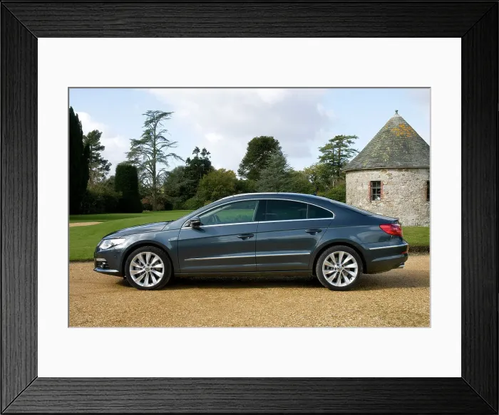 Framed Print : 2009 Volkswagen Passat CC Coupe Framed Print : 2009 Volkswagen Passat CC Coupe