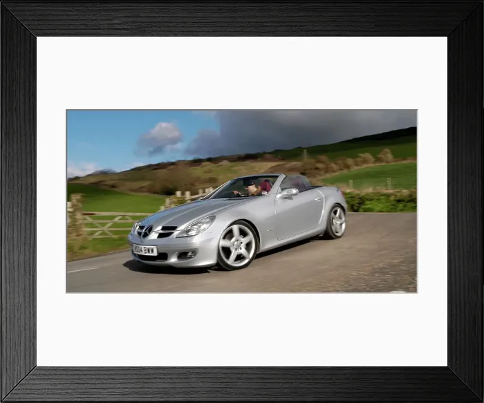 Framed Print : 2004 Mercedes Benz SLK 200K