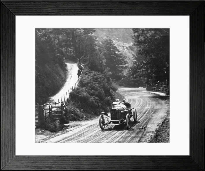 Framed Print : AL Guinness in a Sunbeam, Isle of Man TT race, 1914 Framed Print : AL Guinness in a Sunbeam, Isle of Man TT race, 1914