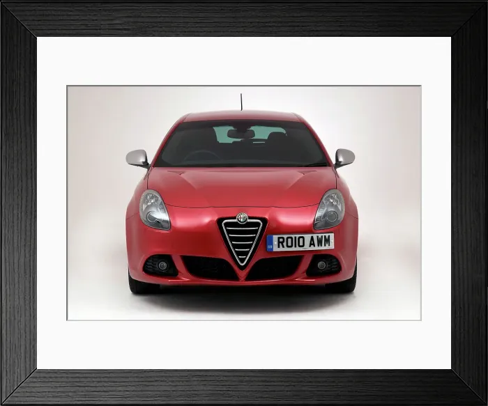 Framed Print : 2010 Alfa Romeo Giulietta 1750 Cloverleaf Framed Print : 2010 Alfa Romeo Giulietta 1750 Cloverleaf