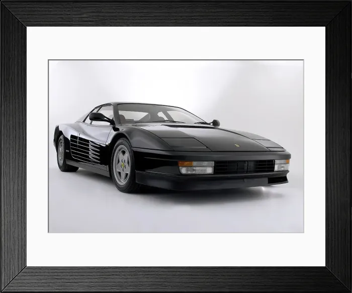 Framed Print : 1988 Ferrari Testarossa