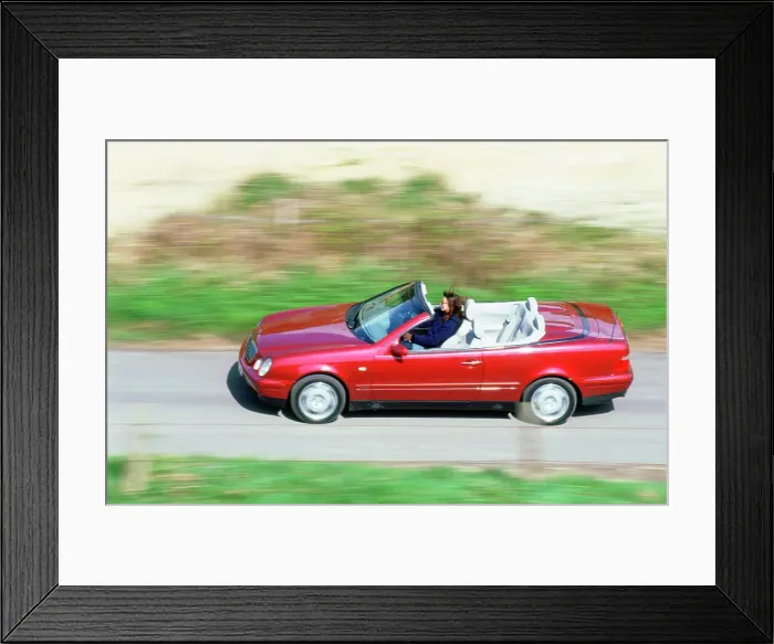 Framed Print : 1999 Mercedes Benz CLK 320 cabriolet Framed Print : 1999 Mercedes Benz CLK 320 cabriolet