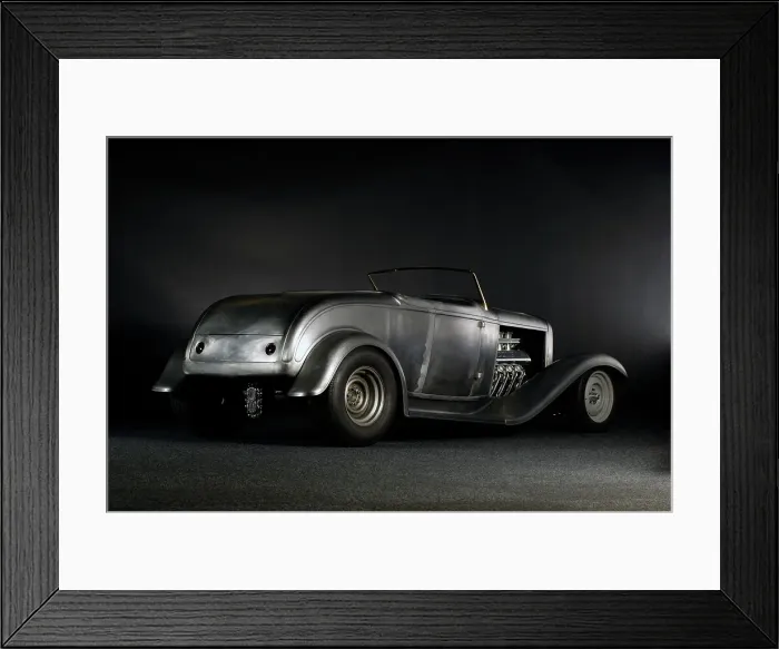 Framed Print : Ford Hot rod custom metal body 1934. Artist: Simon Clay Framed Print : Ford Hot rod custom metal body 1934. Artist: Simon Clay