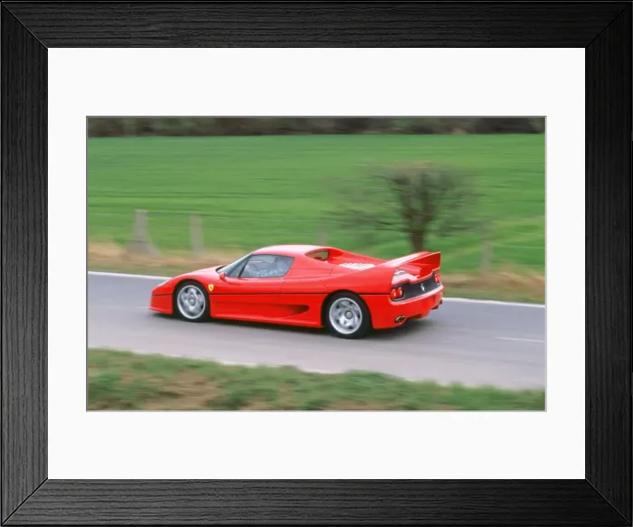 Framed Print : 1996 Ferrari F50 Framed Print : 1996 Ferrari F50
