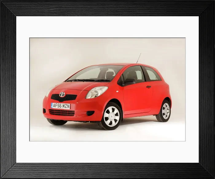 Framed Print : 2006 Toyota Yaris Framed Print : 2006 Toyota Yaris