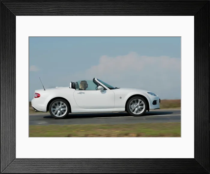 Framed Print : 2014 Mazda MX5 Roadster Coupe Framed Print : 2014 Mazda MX5 Roadster Coupe