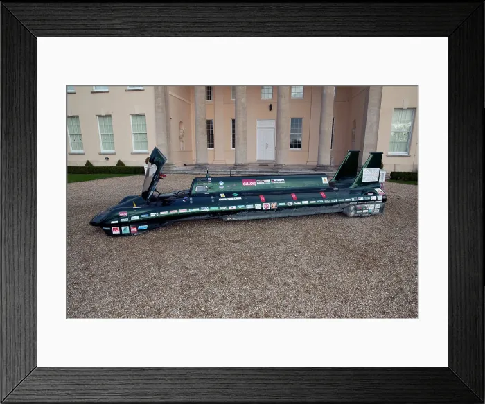 Framed Print : 2009 Inspiration Steam World Land Speed Record breaker at Newtown Park