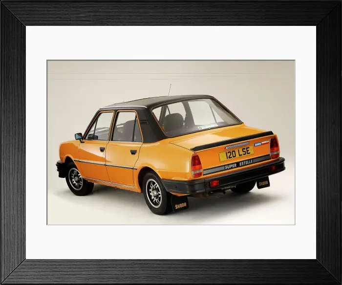 Framed Print : 1990 Skoda Super Estelle Framed Print : 1990 Skoda Super Estelle