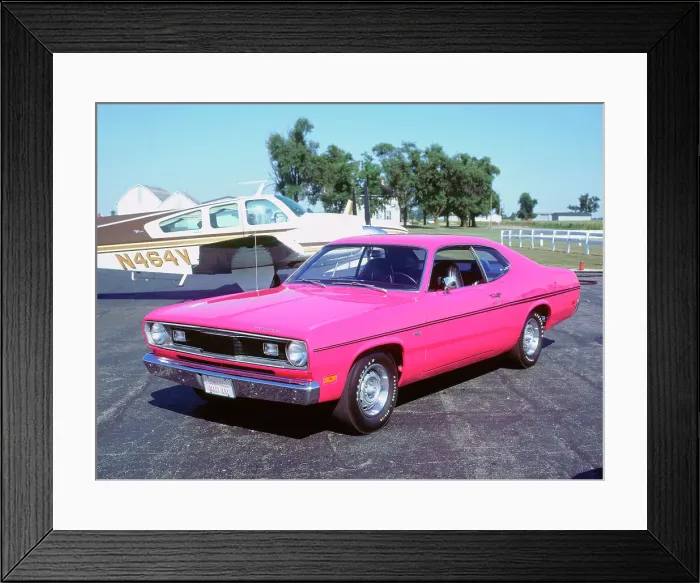 Framed Print : 1970 Plymouth Duster Framed Print : 1970 Plymouth Duster