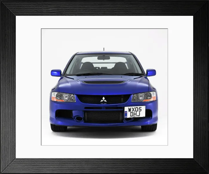 Framed Print : 2005 Mitsubishi Evo 9 FQ340 Framed Print : 2005 Mitsubishi Evo 9 FQ340