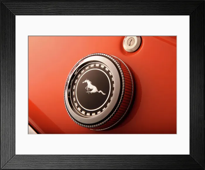 Framed Print : Ford Mustang Boss 429 1970. Artist: Simon Clay Framed Print : Ford Mustang Boss 429 1970. Artist: Simon Clay